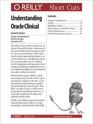 cover image of Understanding Oracle Clinical